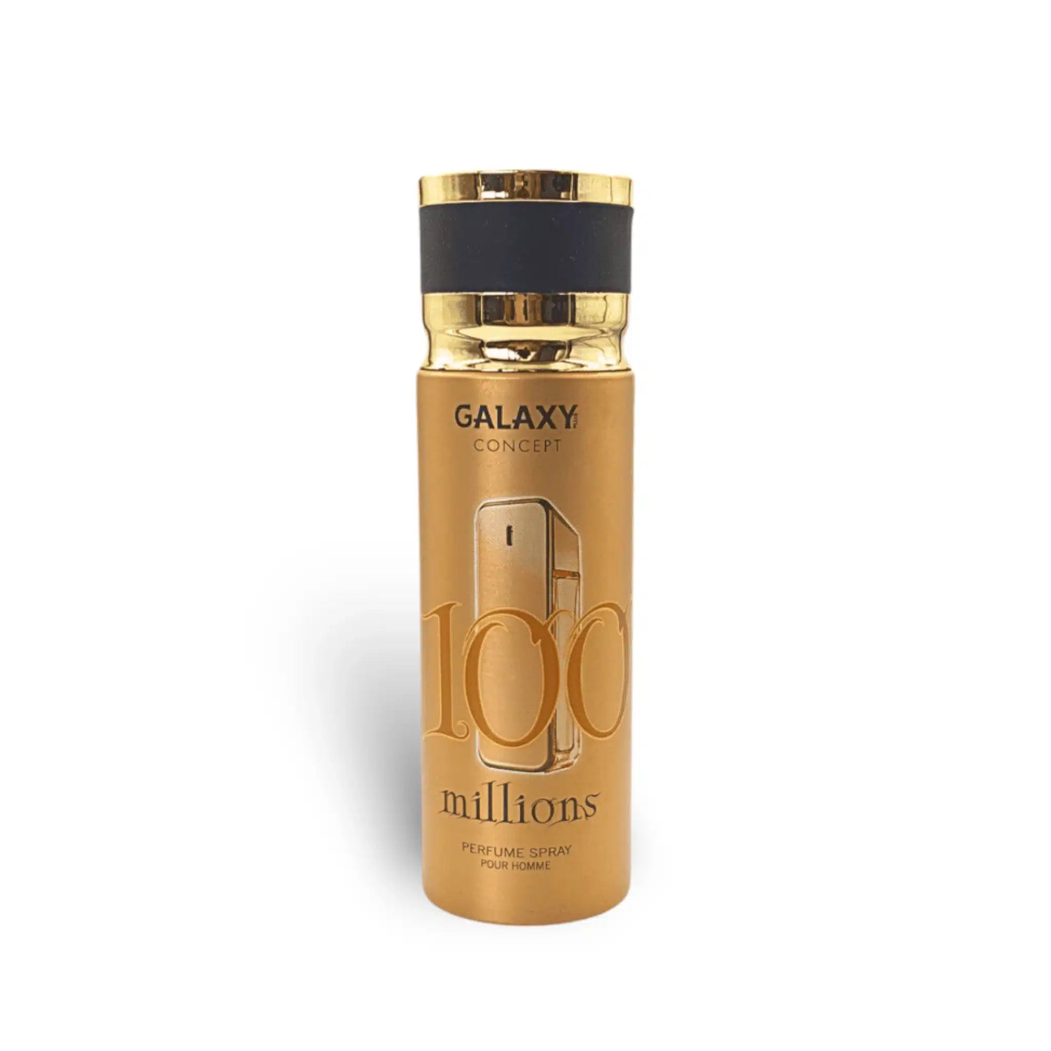 Galaxy Concept 100 Millions 200ml Body Spray by Galaxy Concept body spray can and packaging