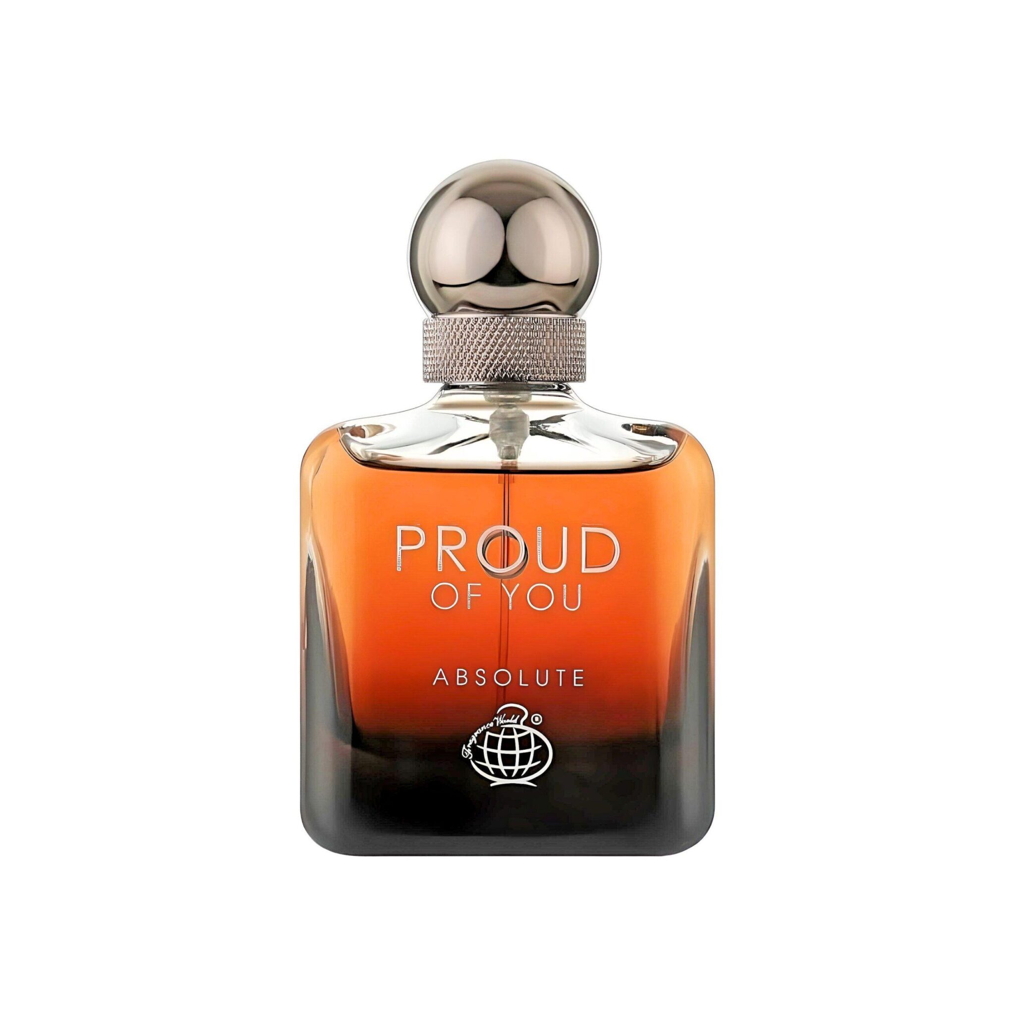 Proud Of You Absolute 100ml Eau de Parfum by Fragrance World fragrance packaging front view