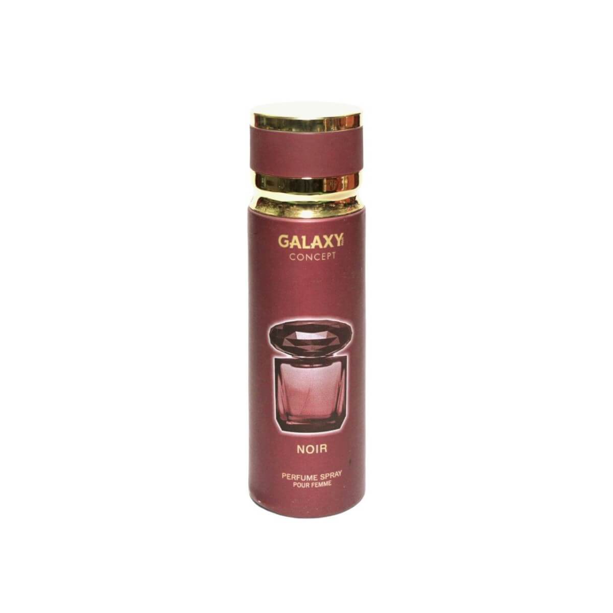 Galaxy Concept Noir Pour Femme 200ml Body Spray by Galaxy Concept deodorant spray front view