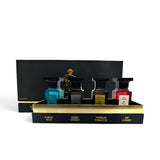 Al-Emam Black 4 Piece Gift Set by Al-Emam fragrance packaging front view