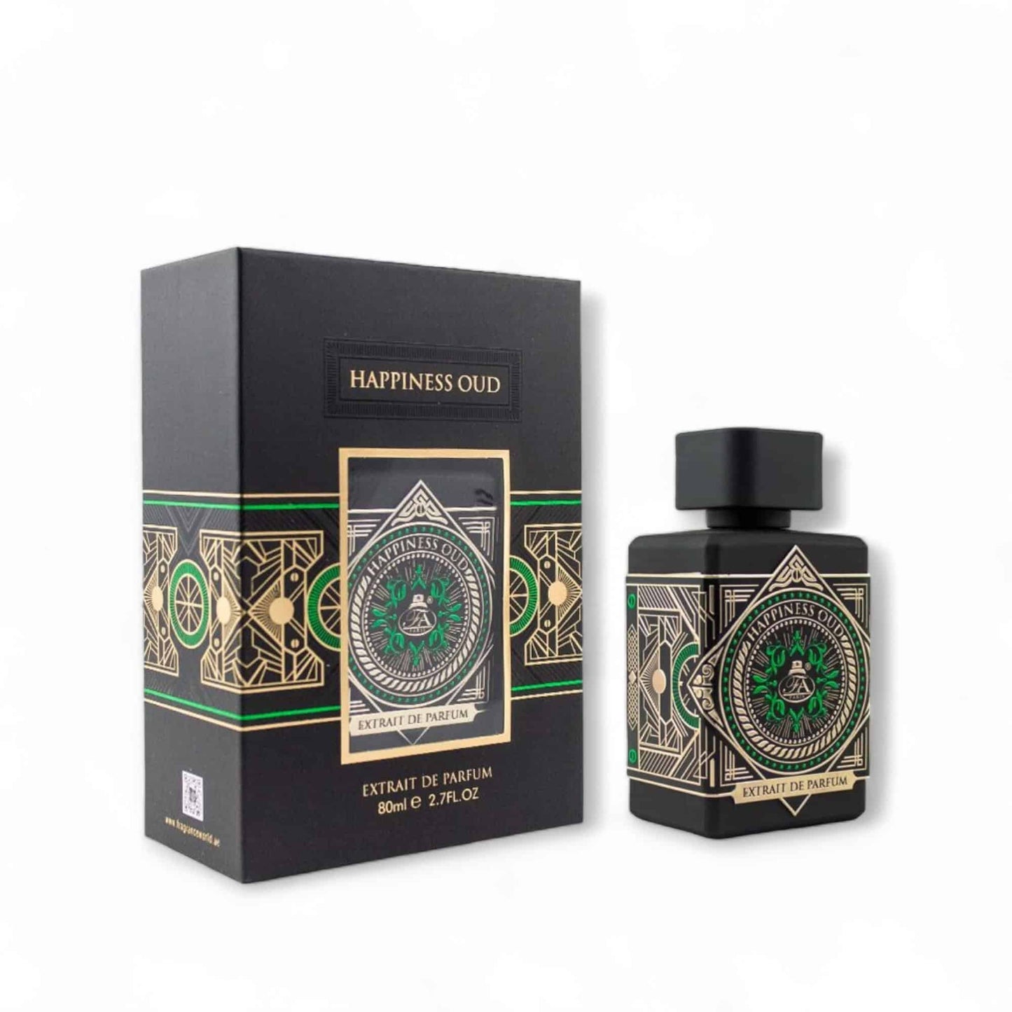 Happiness Oud 80ml Eau de Parfum by French Avenue bottle and box