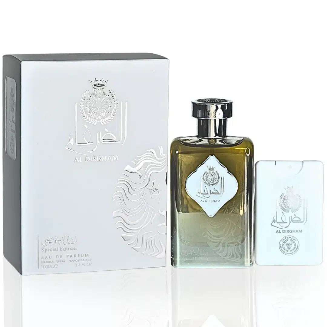 Al Dirgham Special Edition 100ml Eau de Parfum by Ard Al Zaafaran bottle and box