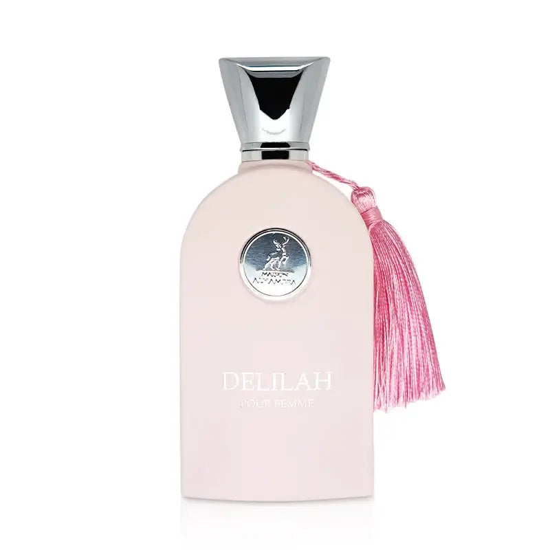 Delilah Pour Femme 100ml Eau de Parfum by Maison Alhambra fragrance packaging front view