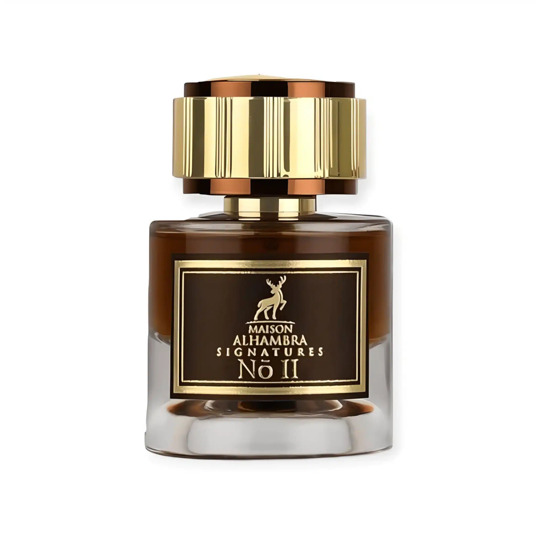 Signatures No. II 50ml Eau de Parfum by Maison Alhambra perfume bottle close up