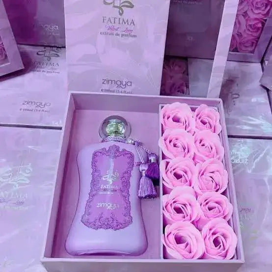 Zimaya Fatima Velvet Love 100ml Eau de Parfum by Zimaya bottle and box