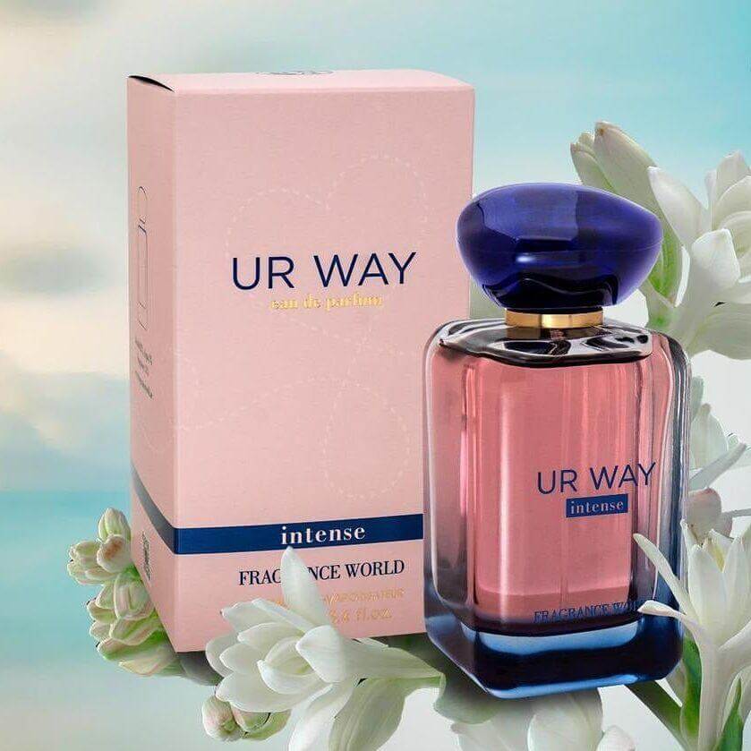 Ur Way Intense 100ml Eau de Parfum by Fragrance World perfume bottle close up