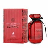 Pink Shimmer Secret Intense 100ml Eau de Parfum by Maison Alhambra bottle and box