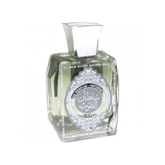 Sultan Al Quloob 100ml Eau de Parfum by Suroori fragrance packaging front view