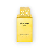 Shaghaf Oud 75ml Eau de Parfum by Swiss Arabian fragrance packaging front view