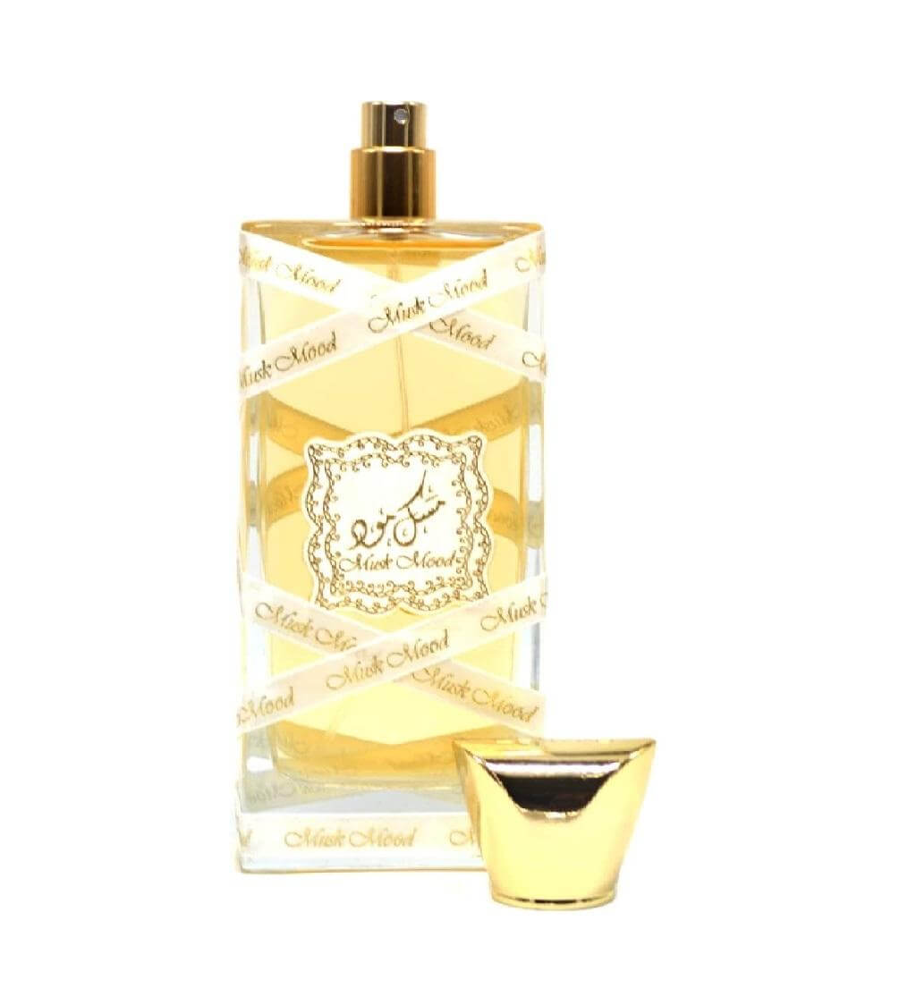 Musk Mood 100ml Eau de Parfum by Lattafa fragrance packaging front view