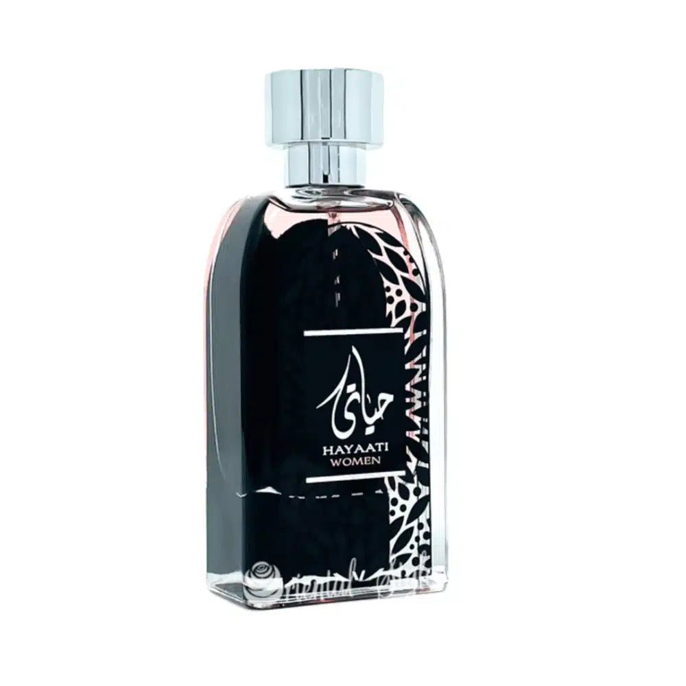 Hayaati Women 100ml Eau de Parfum by Ard Al Zaafaran fragrance packaging front view