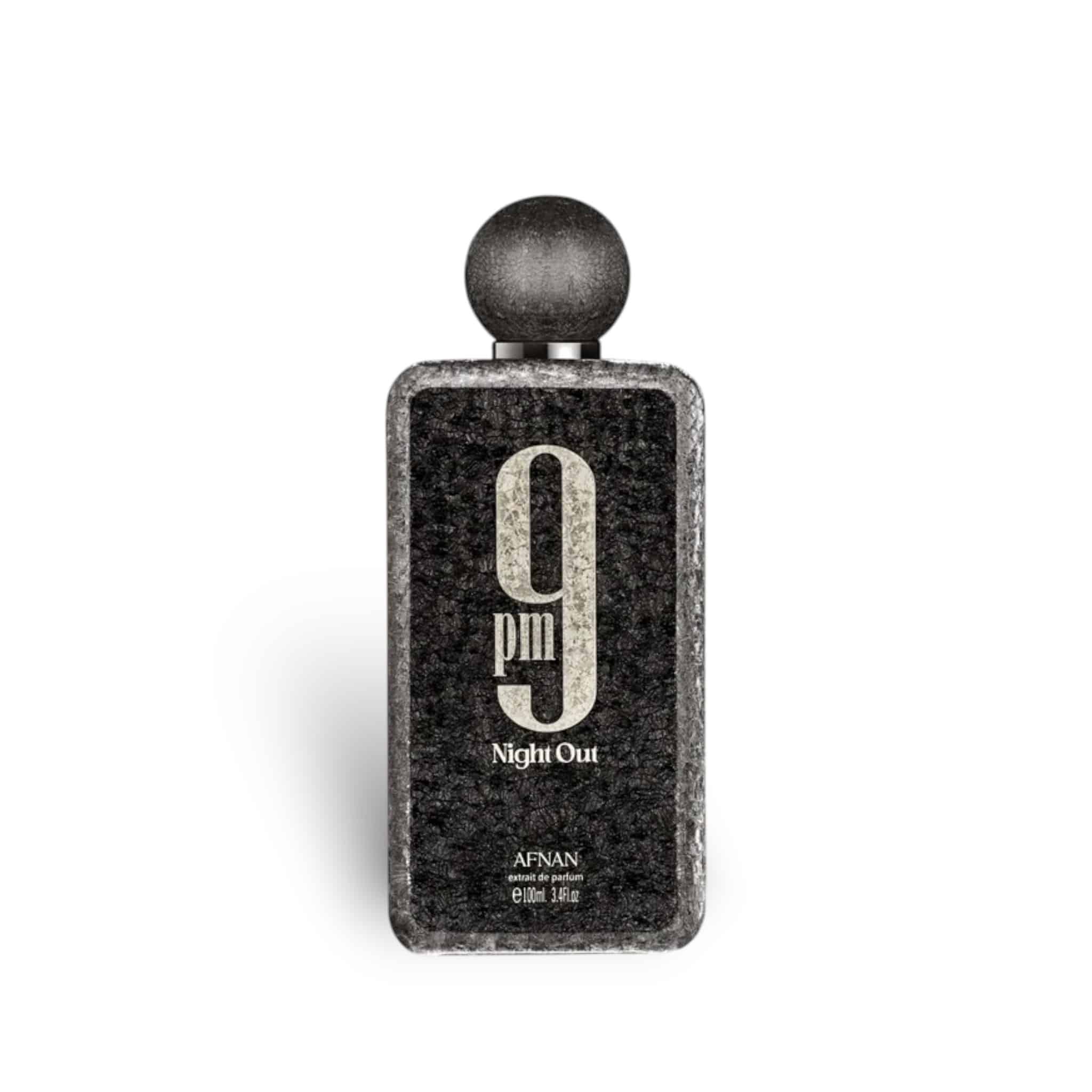 9pm Night Out 100ml Extrait de Parfum by Afnan fragrance packaging front view