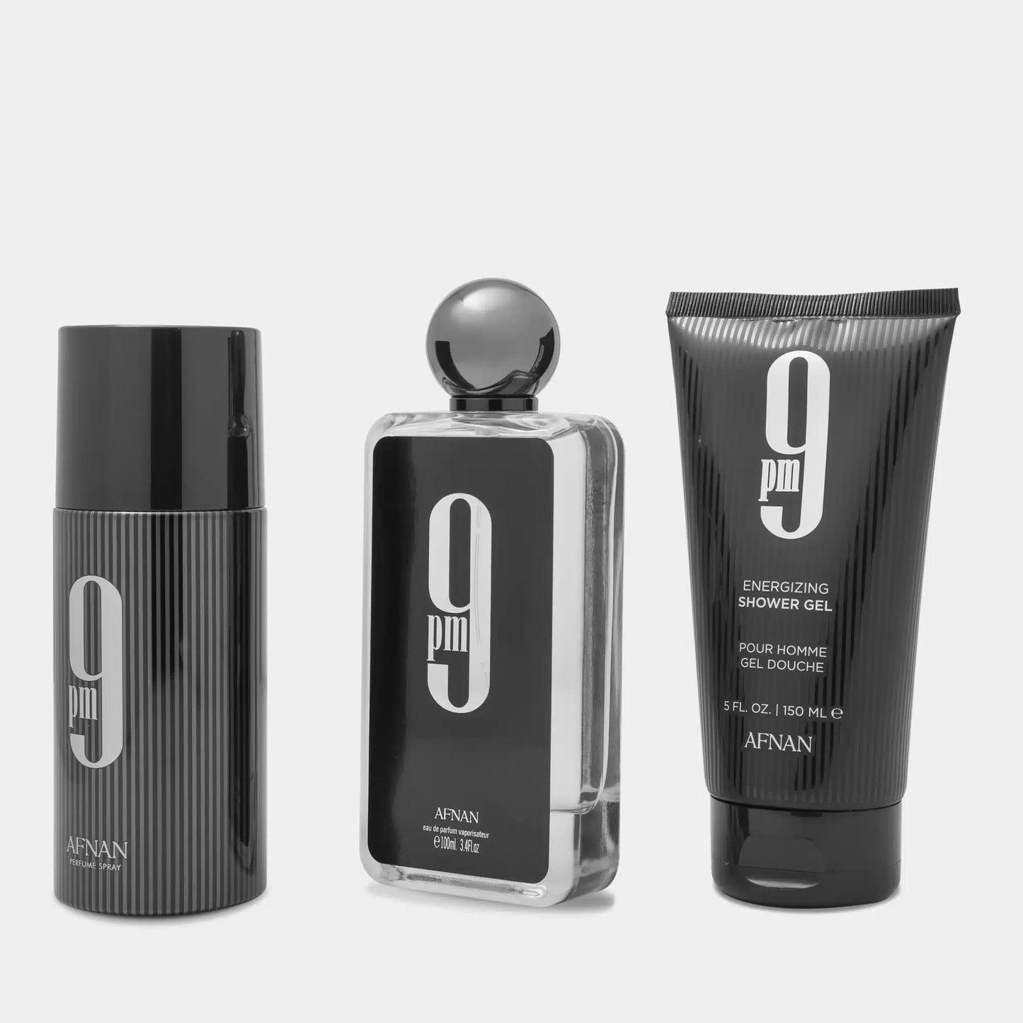 9Pm 100ml Gift Set by Afnan fragrance packaging front view