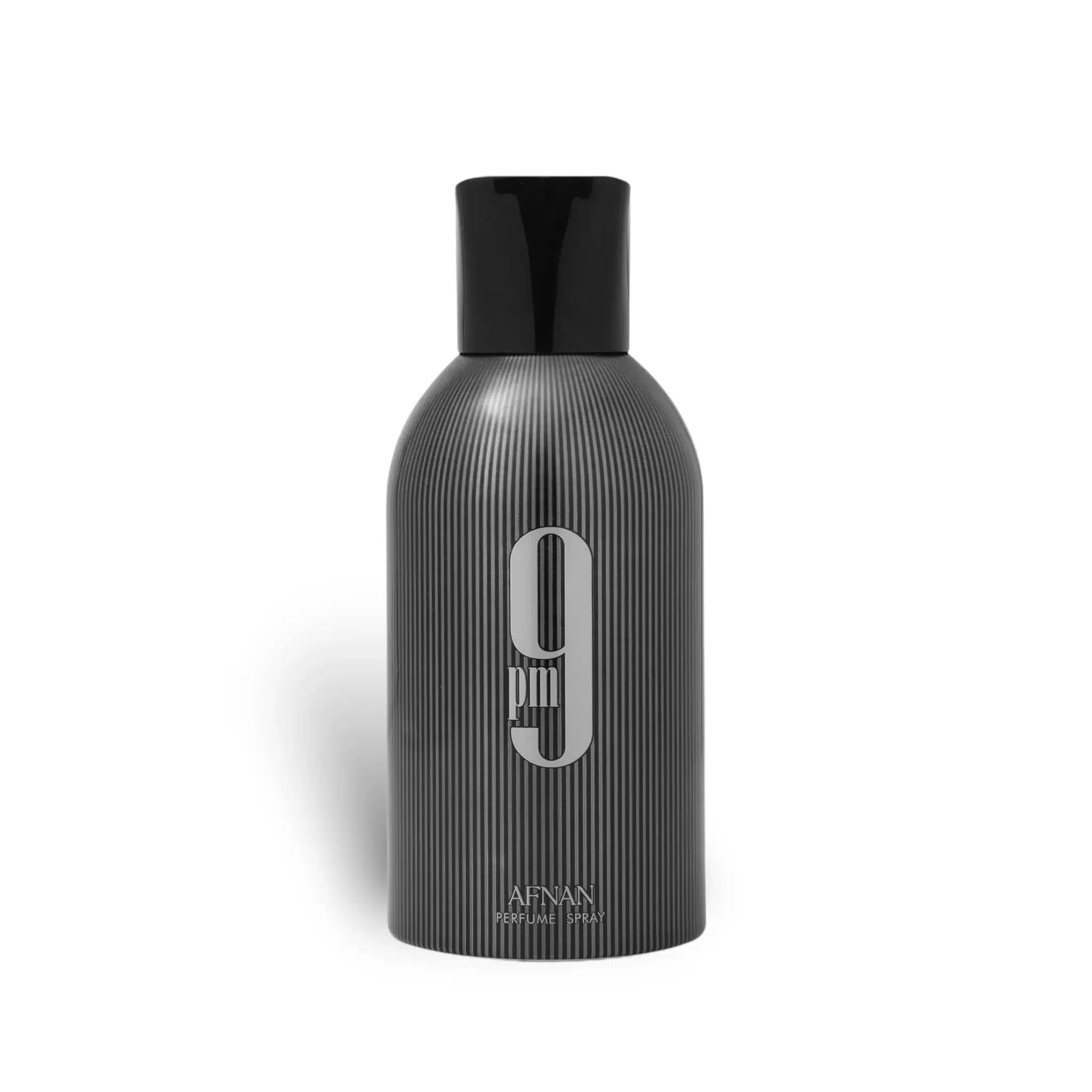 9pm Perfumed 250ml Body Spray by Afnan body spray can and packaging