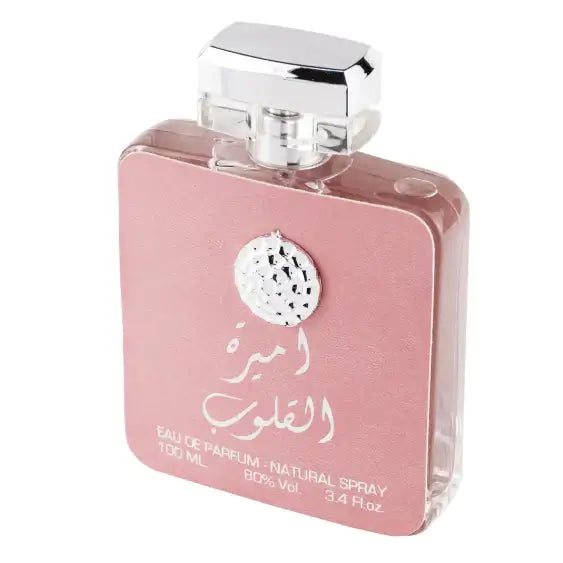 Ameerat Al Quloob 100ml Eau de Parfum by Ard Al Zaafaran fragrance packaging front view