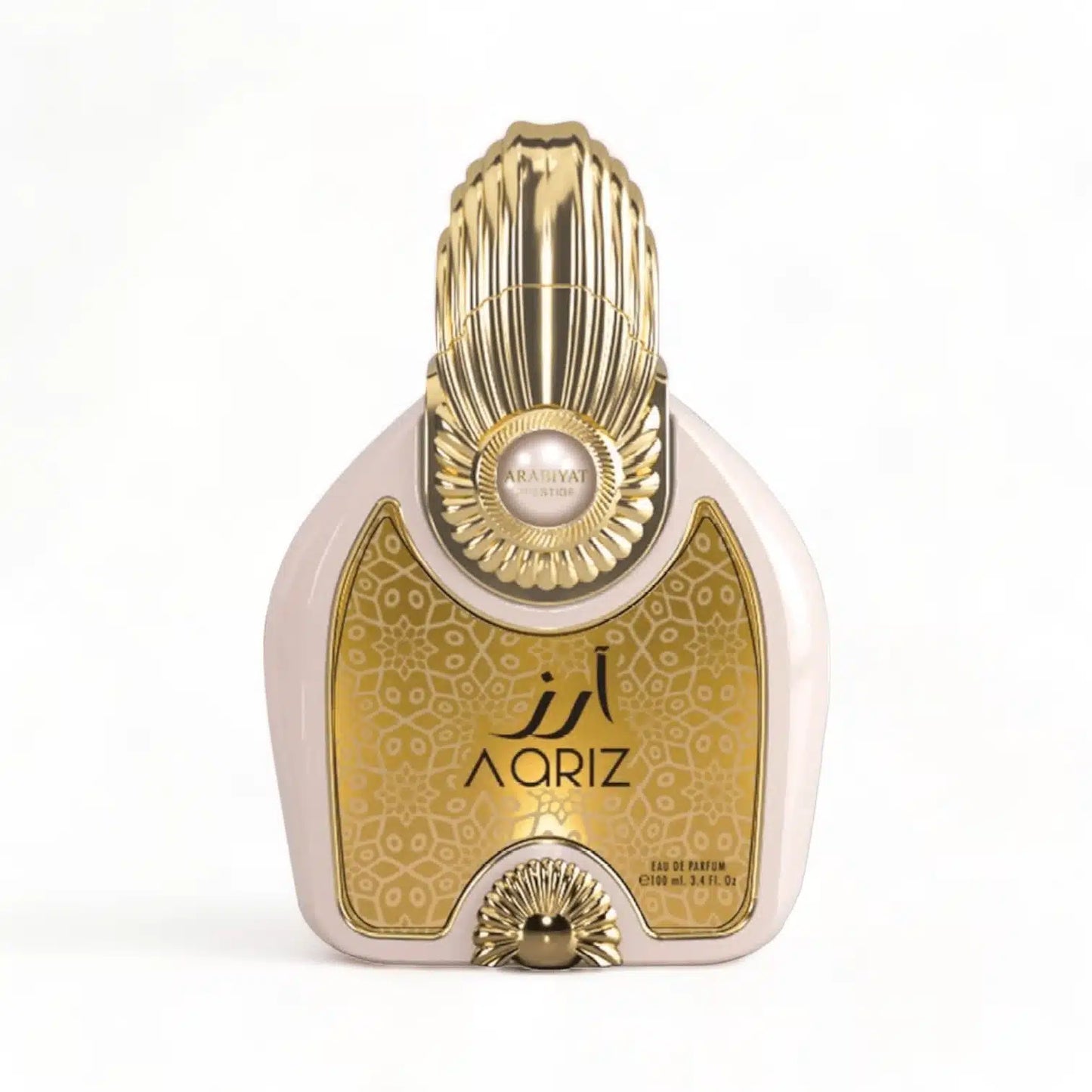 Aariz 100ml Eau de Parfum by Arabiyat Prestige fragrance packaging front view