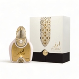 Aariz 100ml Eau de Parfum by Arabiyat Prestige bottle and box