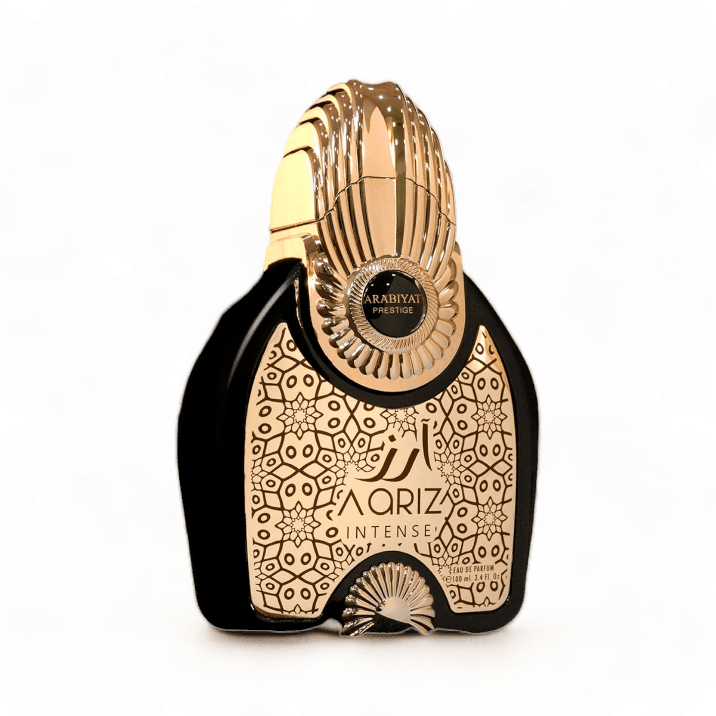 Aariz Intense 100ml Eau de Parfum by Arabiyat Prestige fragrance packaging front view