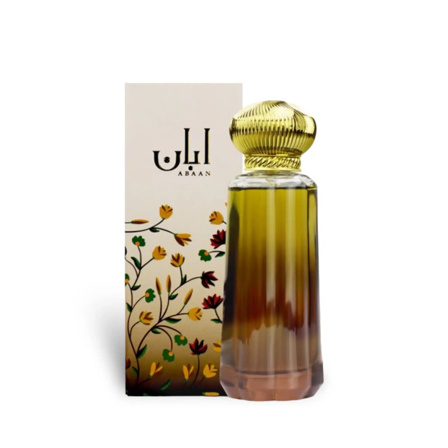 Abaan 100ml Eau de Parfum by Ahmed Al Maghribi bottle and box