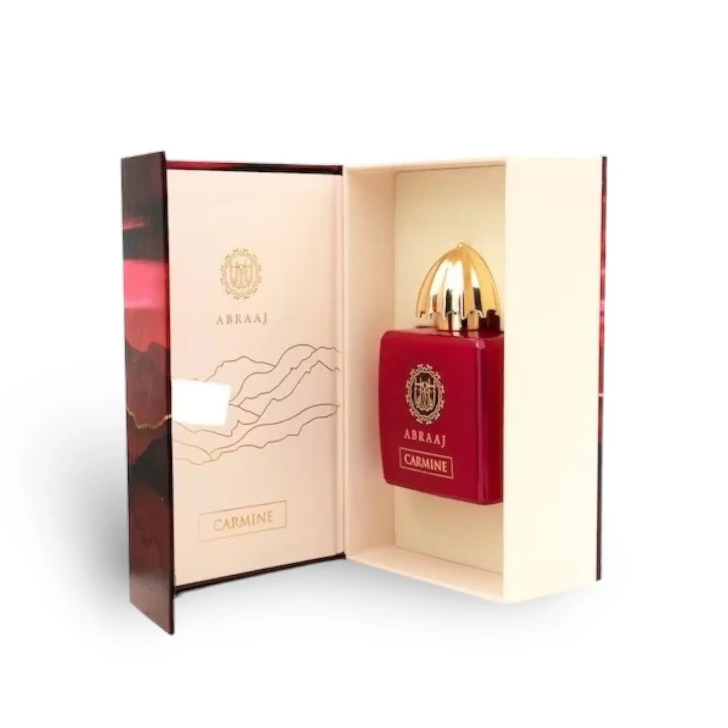Abraaj Carmine 100ml Eau de Parfum by French Avenue perfume bottle close up
