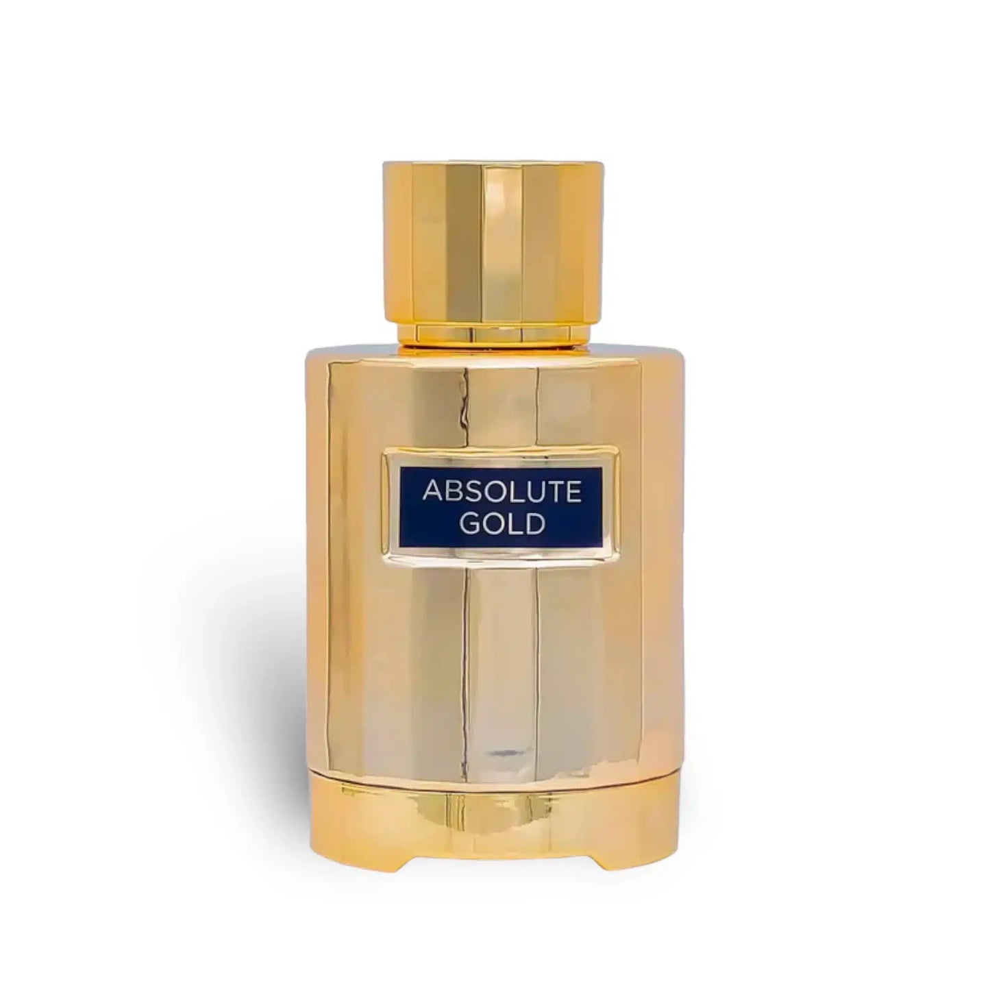 Absolute Gold 100ml Eau de Parfum by Fragrance World fragrance packaging front view