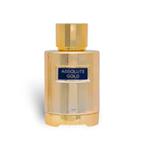 Absolute Gold 100ml Eau de Parfum by Fragrance World fragrance packaging front view