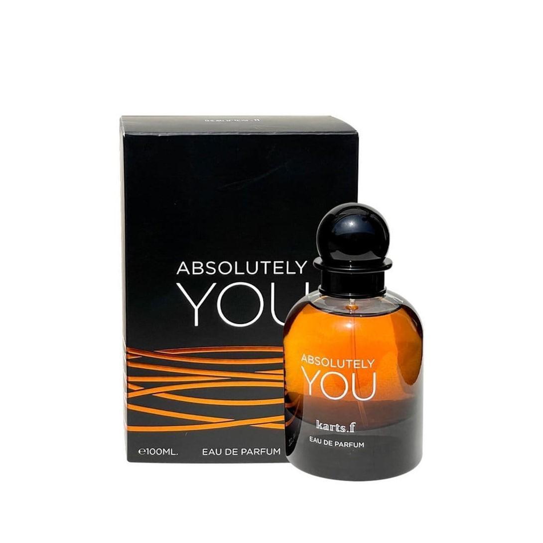 Absolutely You 100ml Eau de Parfum by Karts.f bottle and box