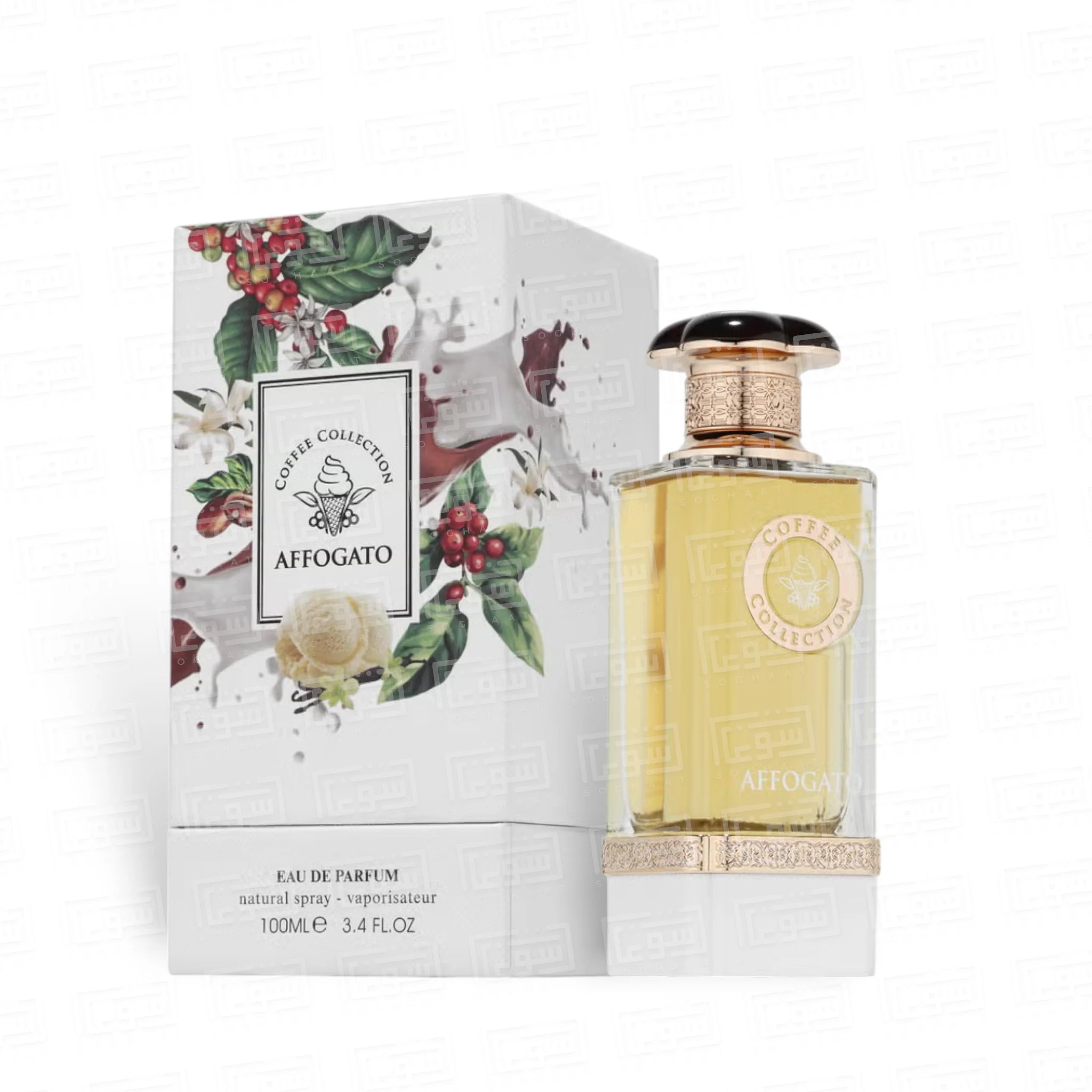 Affogato (Coffee Collection) 100ml Eau de Parfum by Fragrance World bottle and box