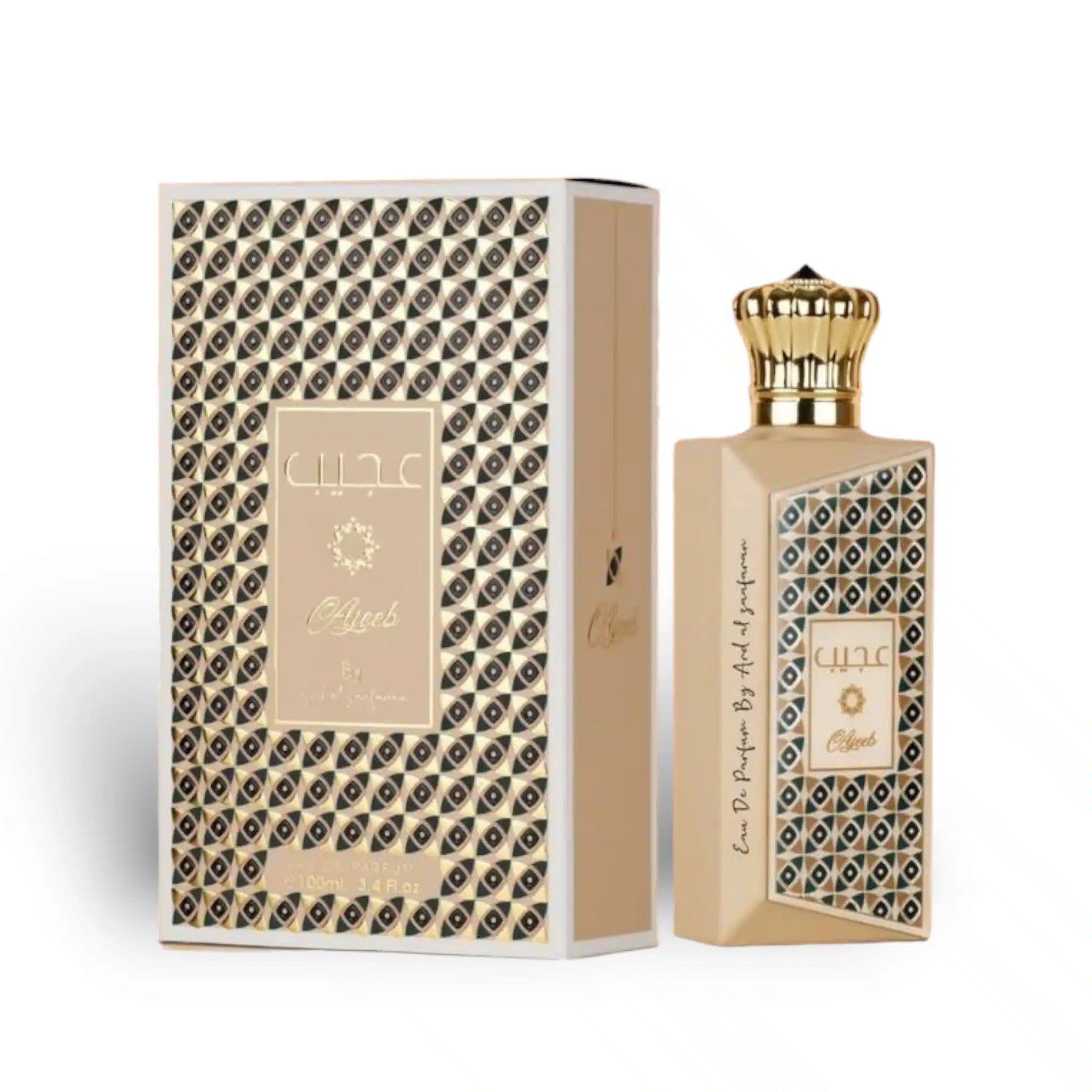 Ajeeb 100ml Eau de Parfum by Ard Al Zaafaran bottle and box