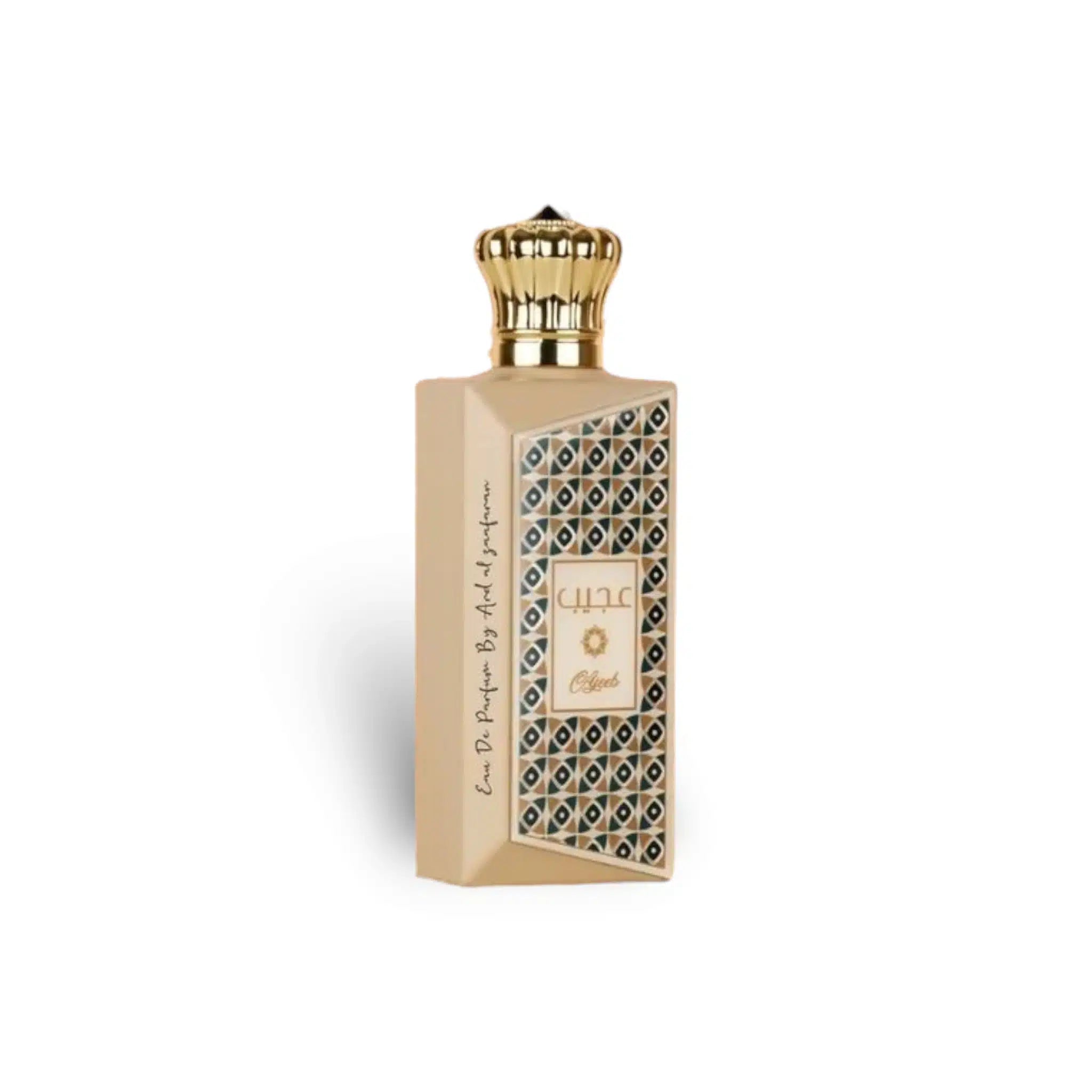 Ajeeb 100ml Eau de Parfum by Ard Al Zaafaran fragrance packaging front view