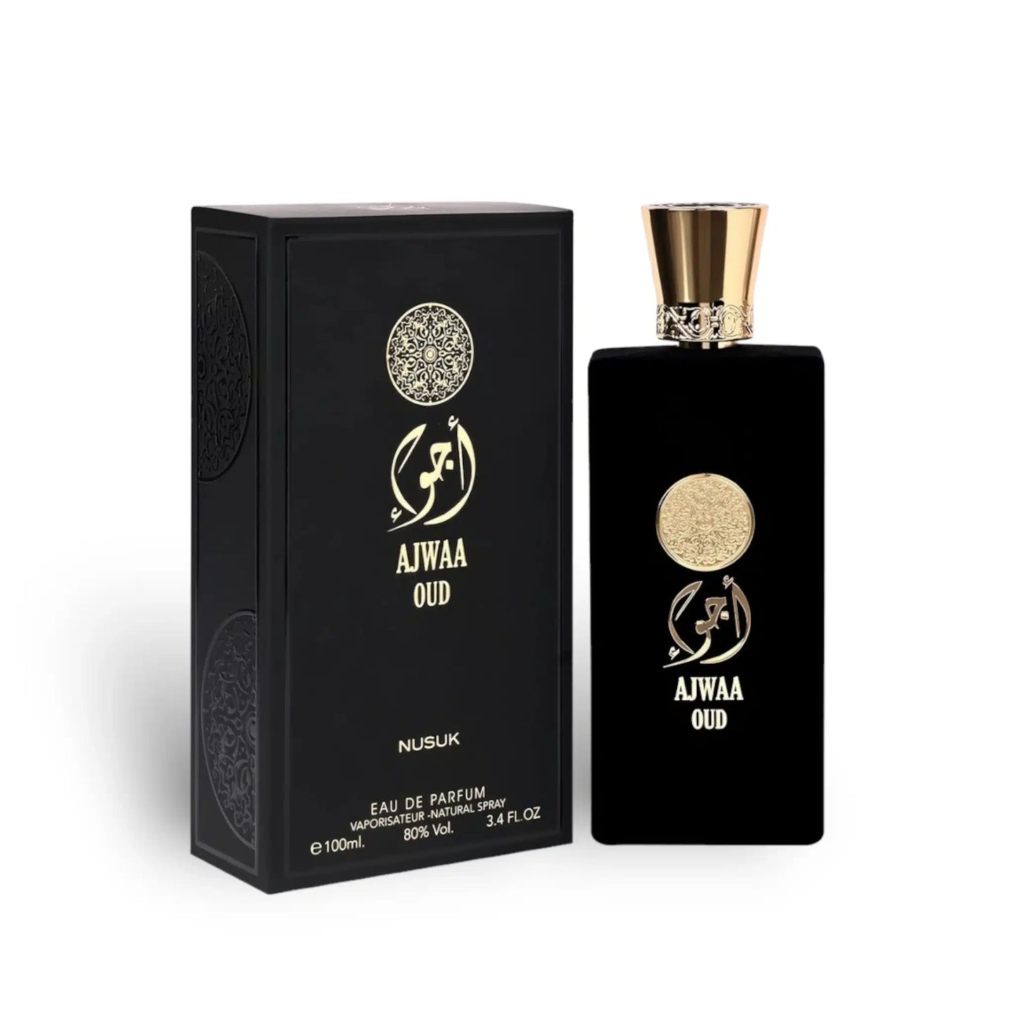 Ajwaa Oud 100ml Eau de Parfum by Nusuk fragrance bottle