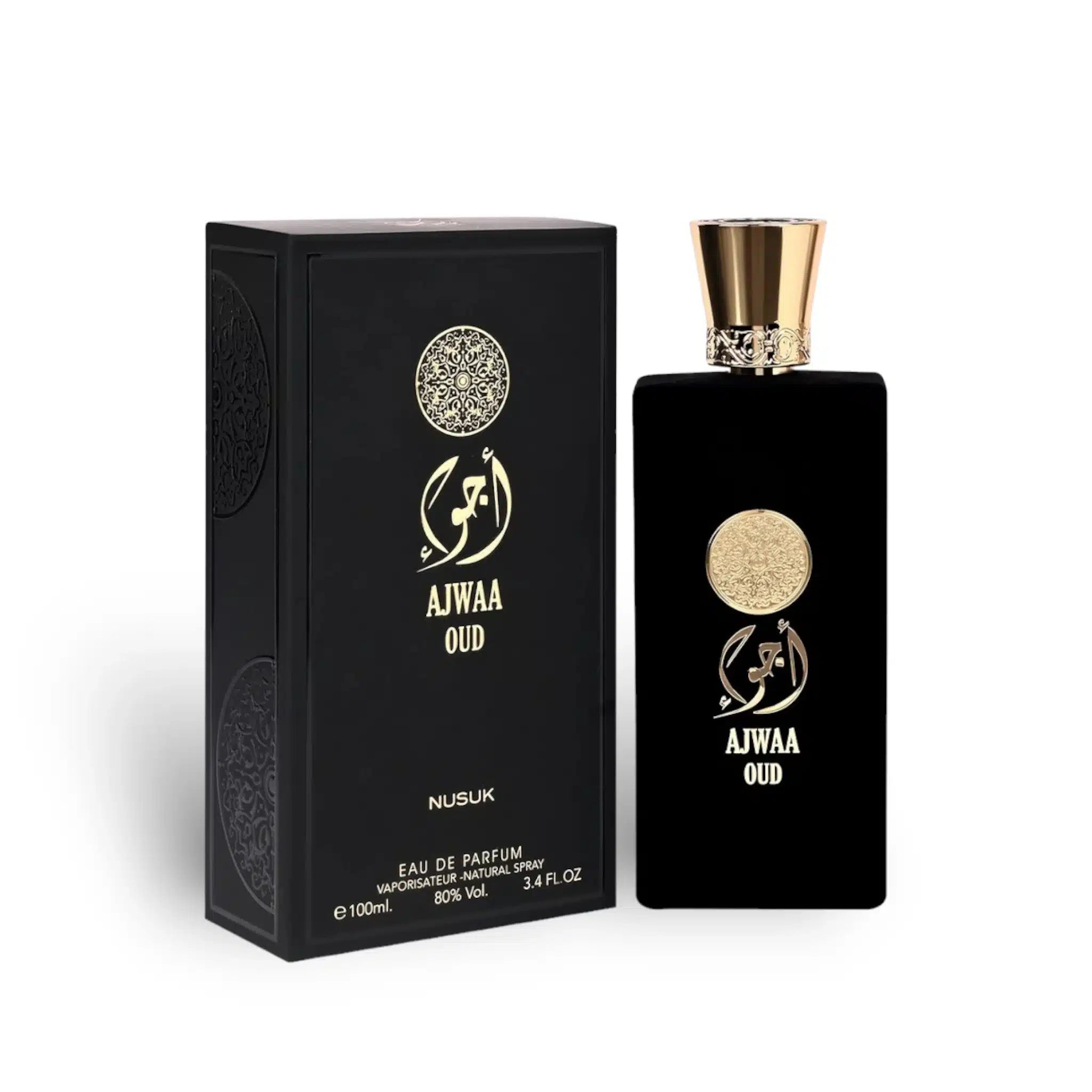 Ajwaa Oud 100ml Eau de Parfum by Nusuk fragrance bottle