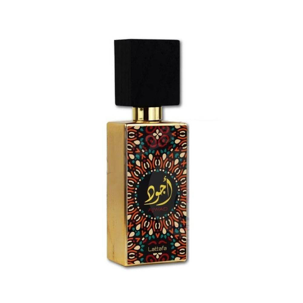Ajwad 60ml Eau de Parfum by Lattafa fragrance packaging front view