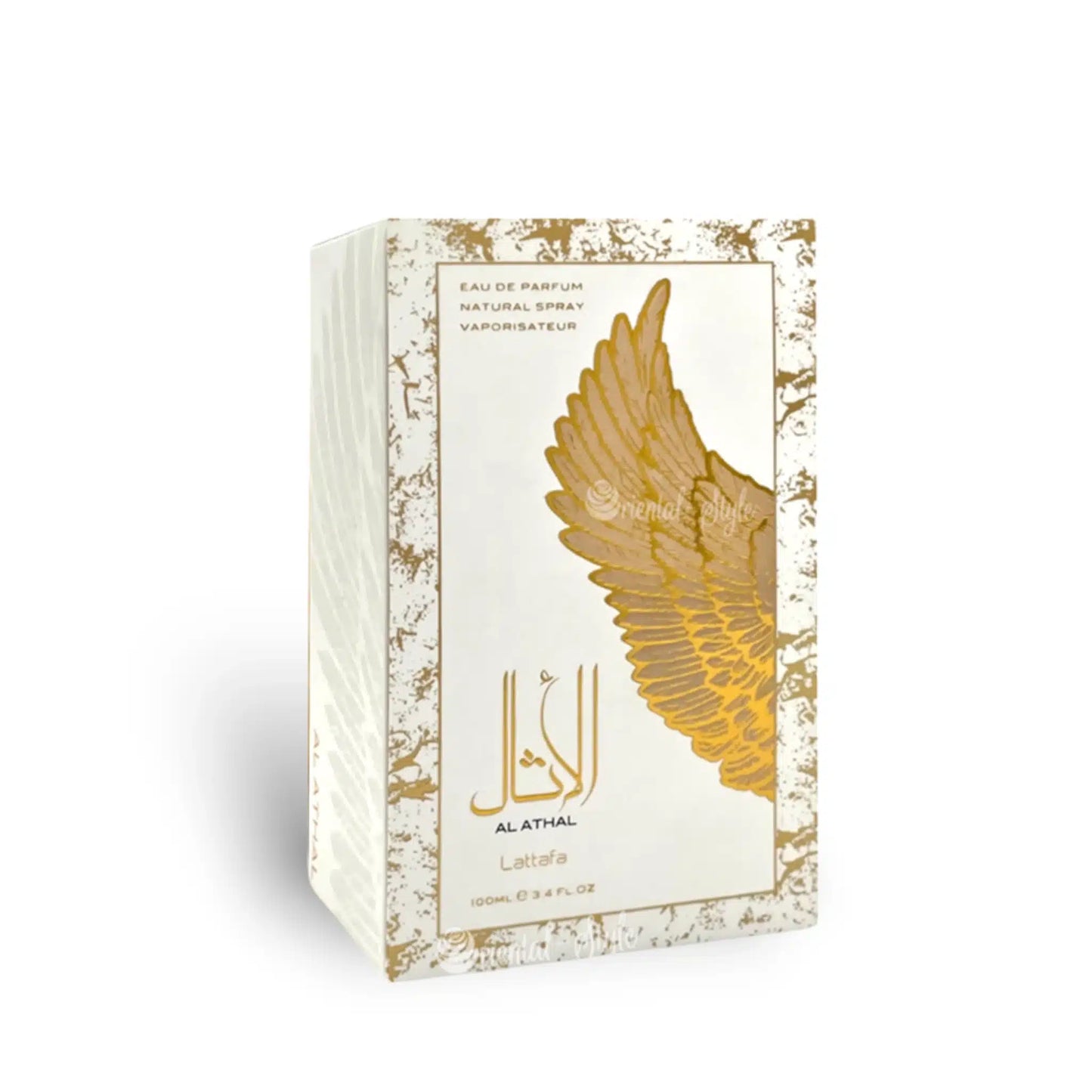 Al Athal 100ml Eau de Parfum by Lattafa perfume bottle close up