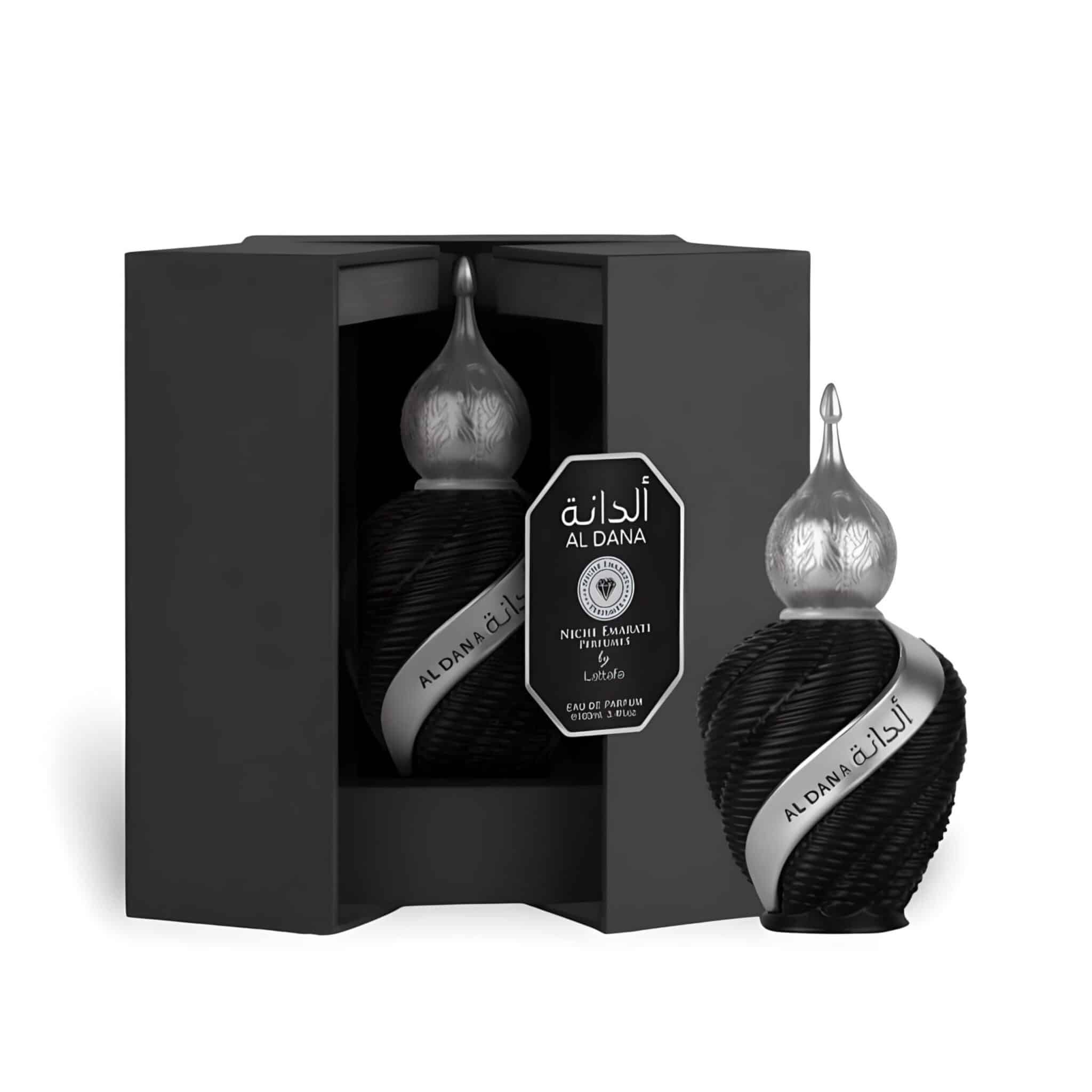 Al Dana 100ml Eau de Parfum by Niche Emarati fragrance bottle