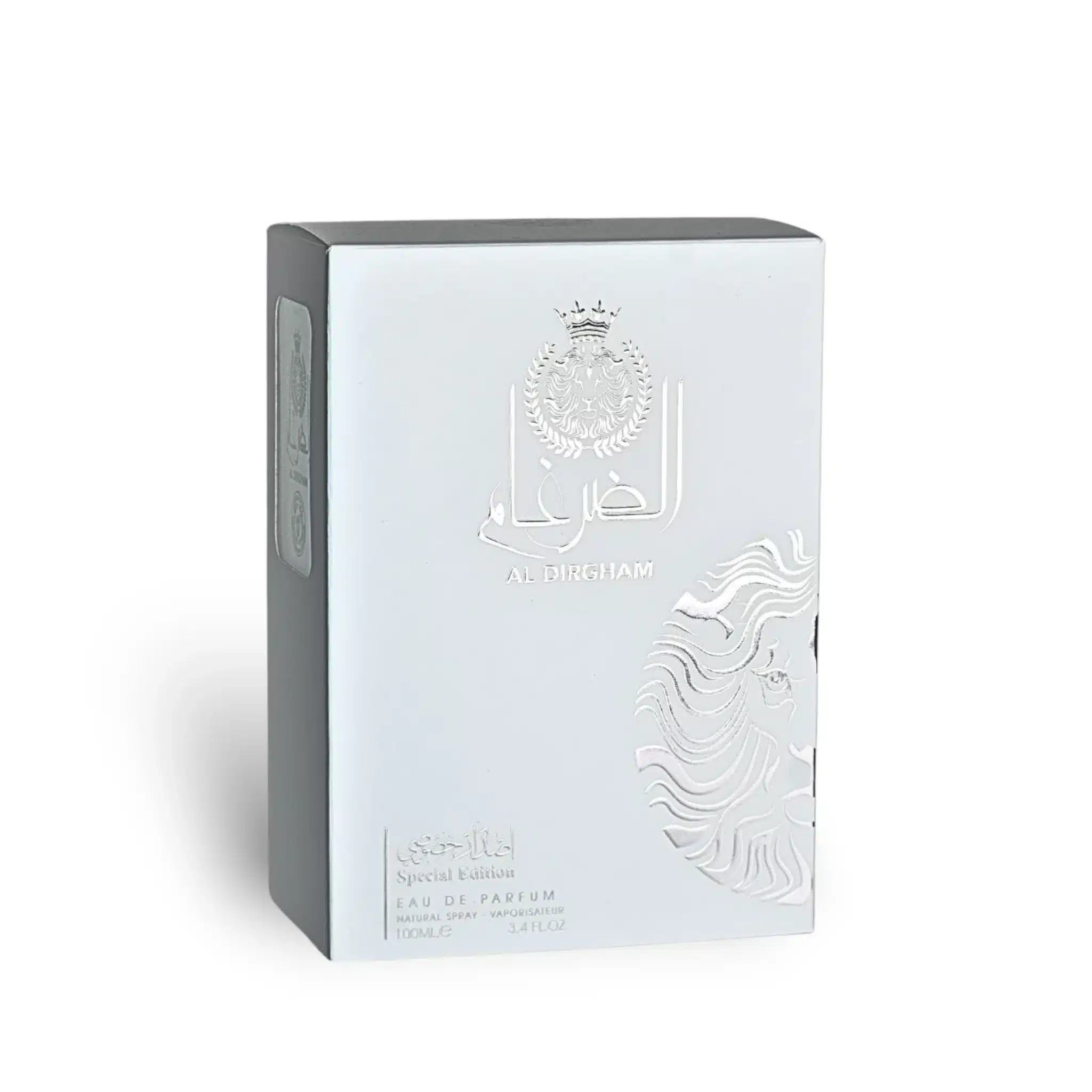 Al Dirgham Special Edition 100ml Eau de Parfum by Ard Al Zaafaran perfume bottle close up