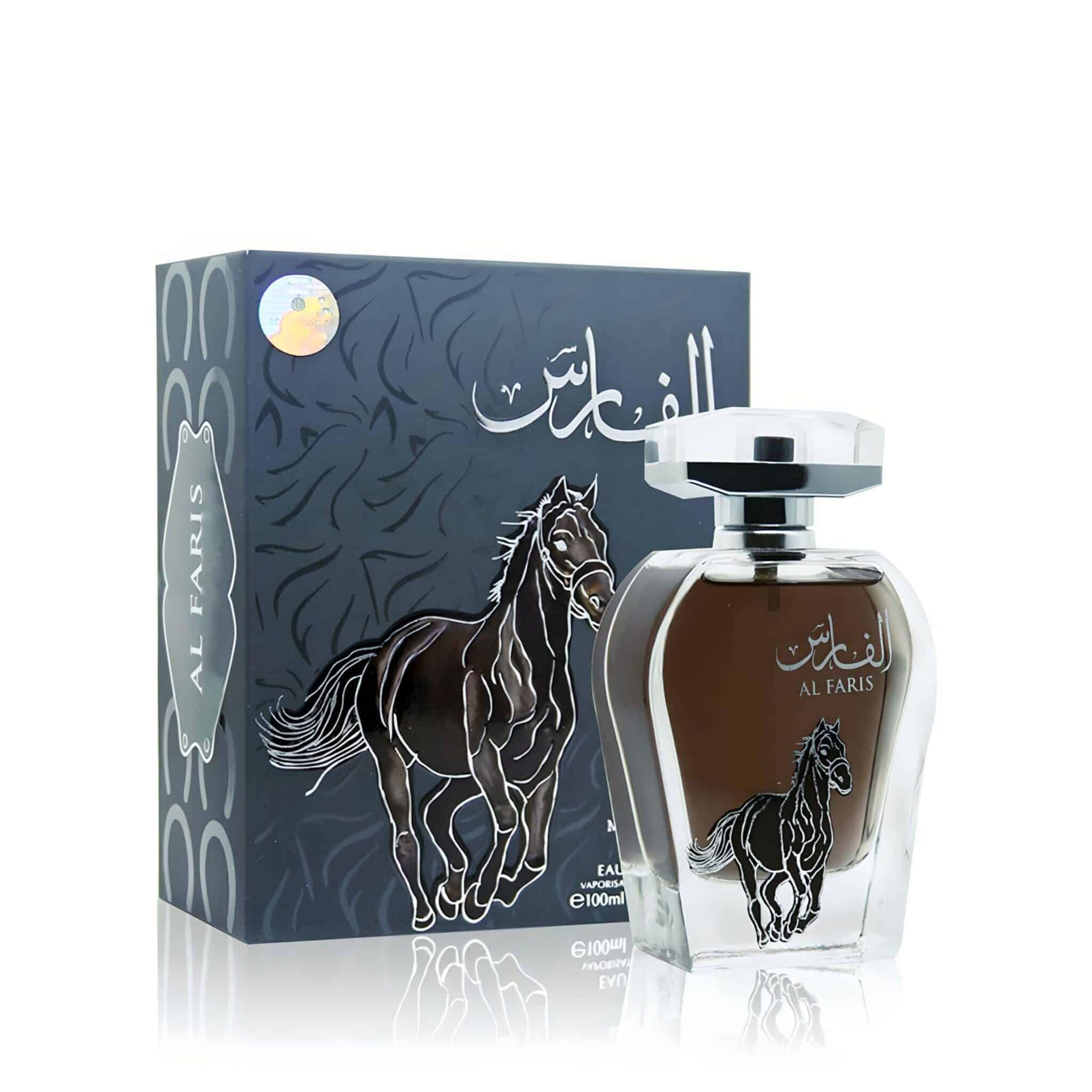 Al Faris 100ml Eau de Parfum by My Perfumes fragrance packaging front view