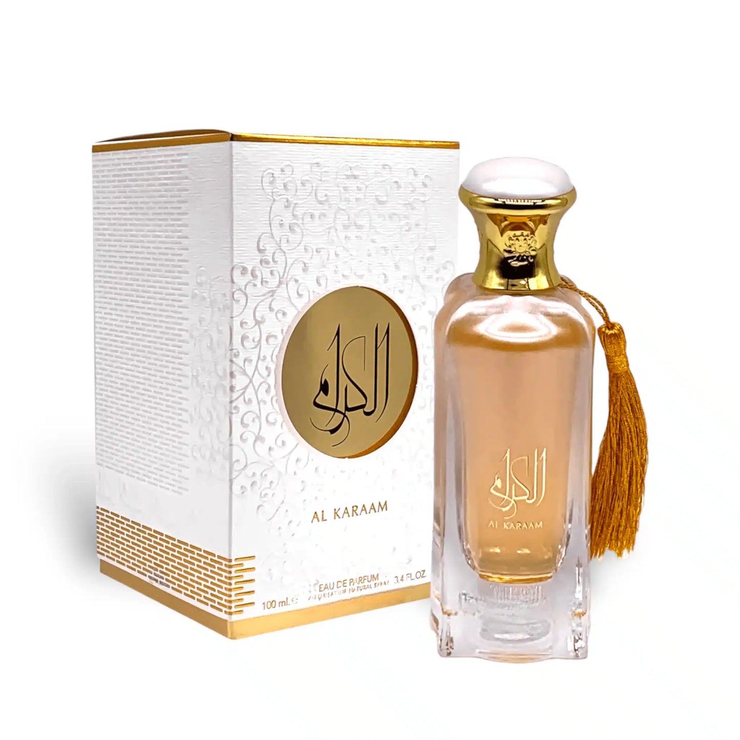 Al Karaam 100ml Eau de Parfum by Ard Al Zaafaran bottle and box