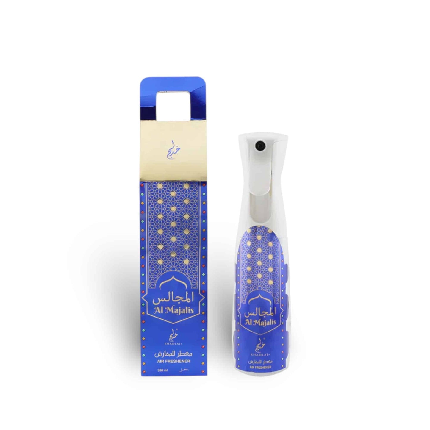 Al Majalis Freshener 320ml by Khadlaj air freshener bottle
