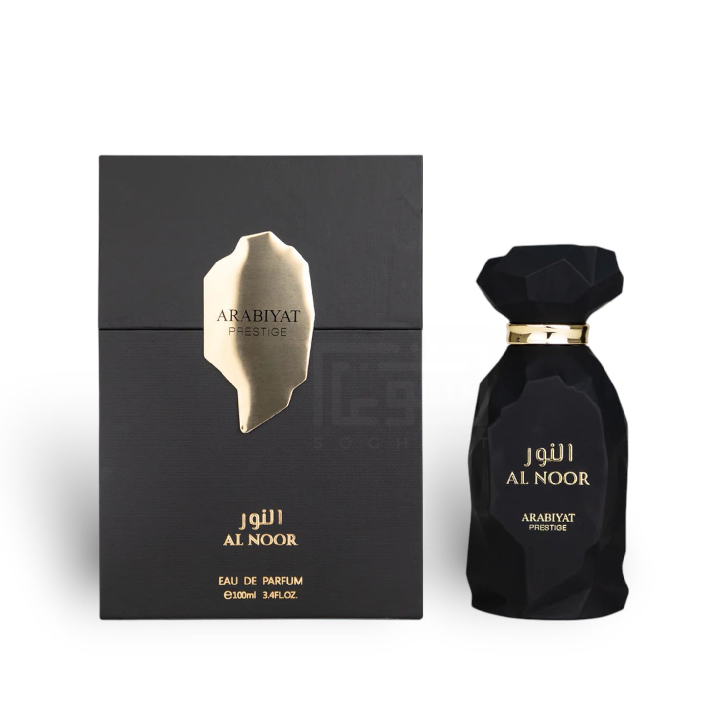 Al Noor 100ml Eau de Parfum by Arabiyat Prestige fragrance bottle