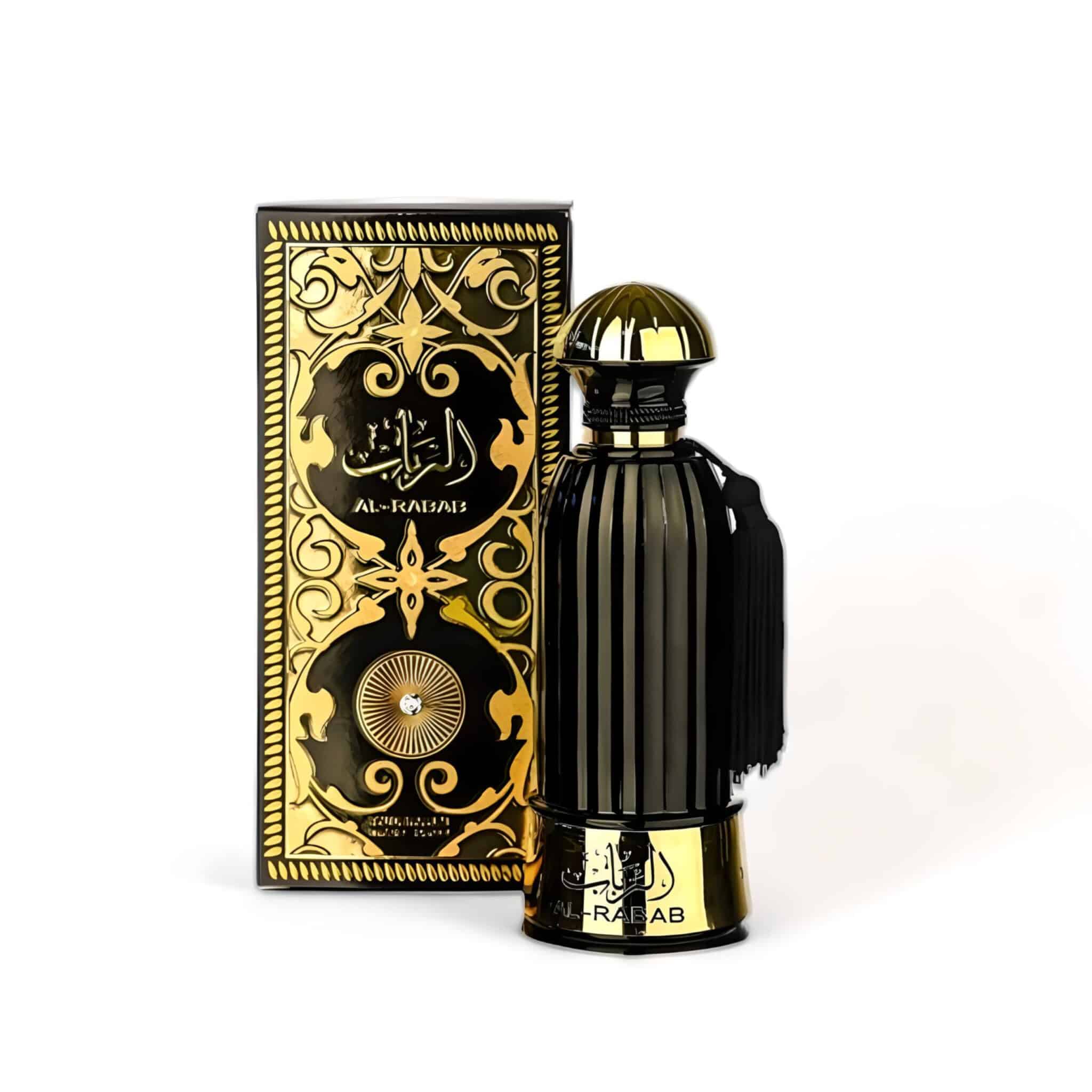 Al-Rabab 100ml Eau de Parfum by Fragrance World bottle and box