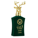 Al Noble Safeer 100ml Eau de Parfum by Lattafa fragrance packaging front view