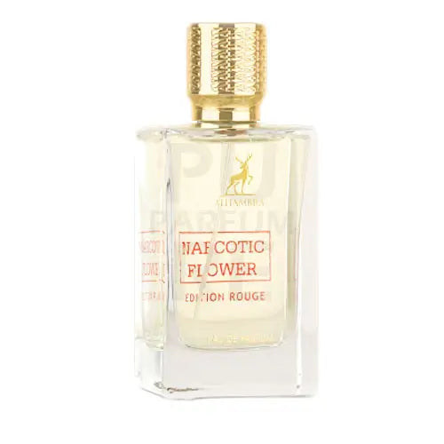 Narcotic Flower Edition Rouge 100ml Eau de Parfum by Maison Alhambra fragrance packaging front view