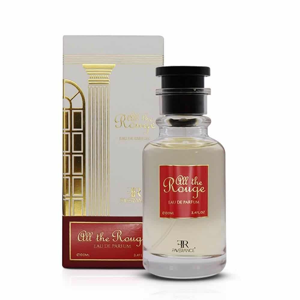All The Rouge 100ml Eau de Parfum by Faverance fragrance bottle