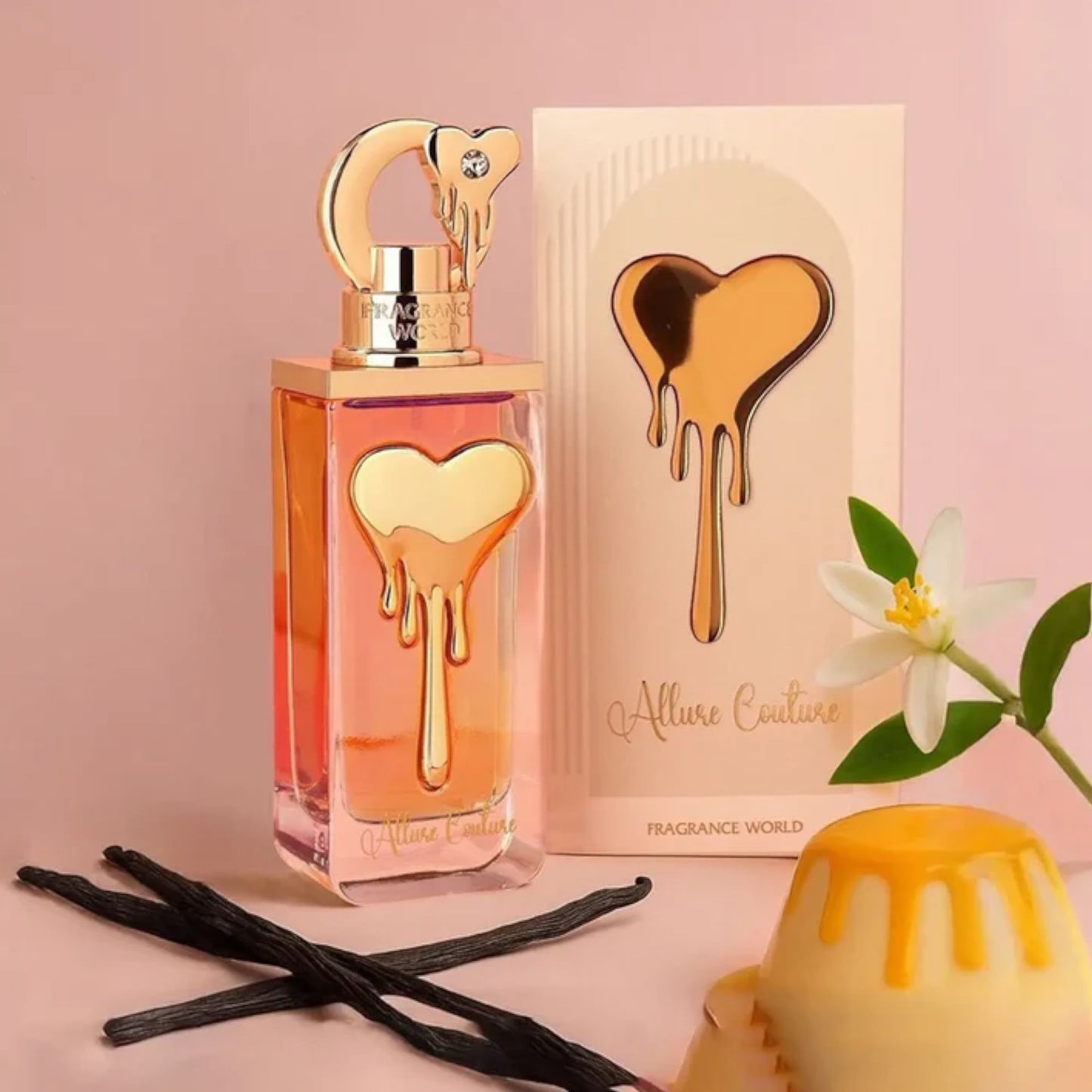 Allure Couture 100ml Eau de Parfum by Fragrance World perfume bottle close up
