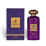 Amber Oud 100ml Eau de Parfum by Brandy Designs bottle and box