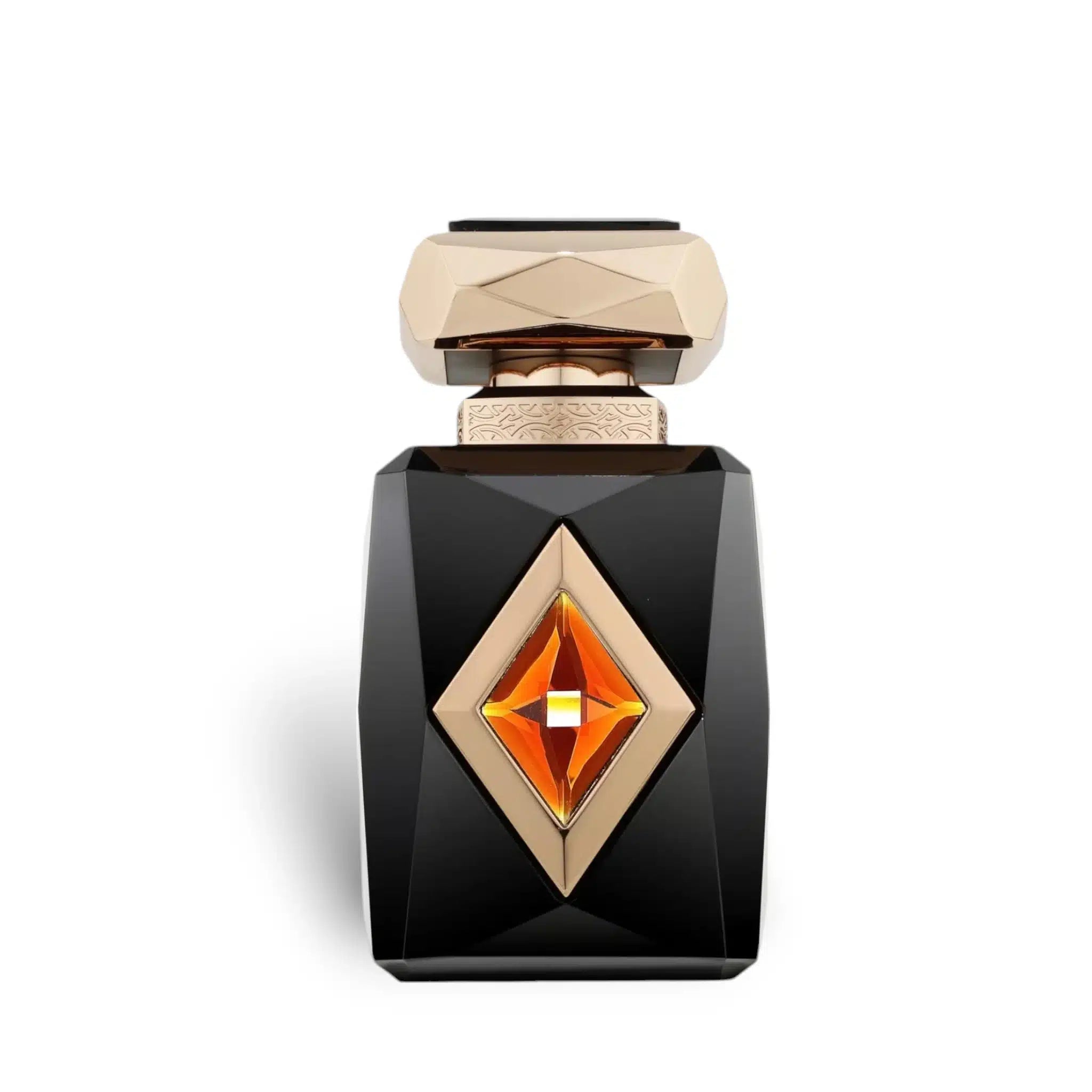 Amber Saffron 80ml Eau de Parfum by French Avenue perfume bottle close up