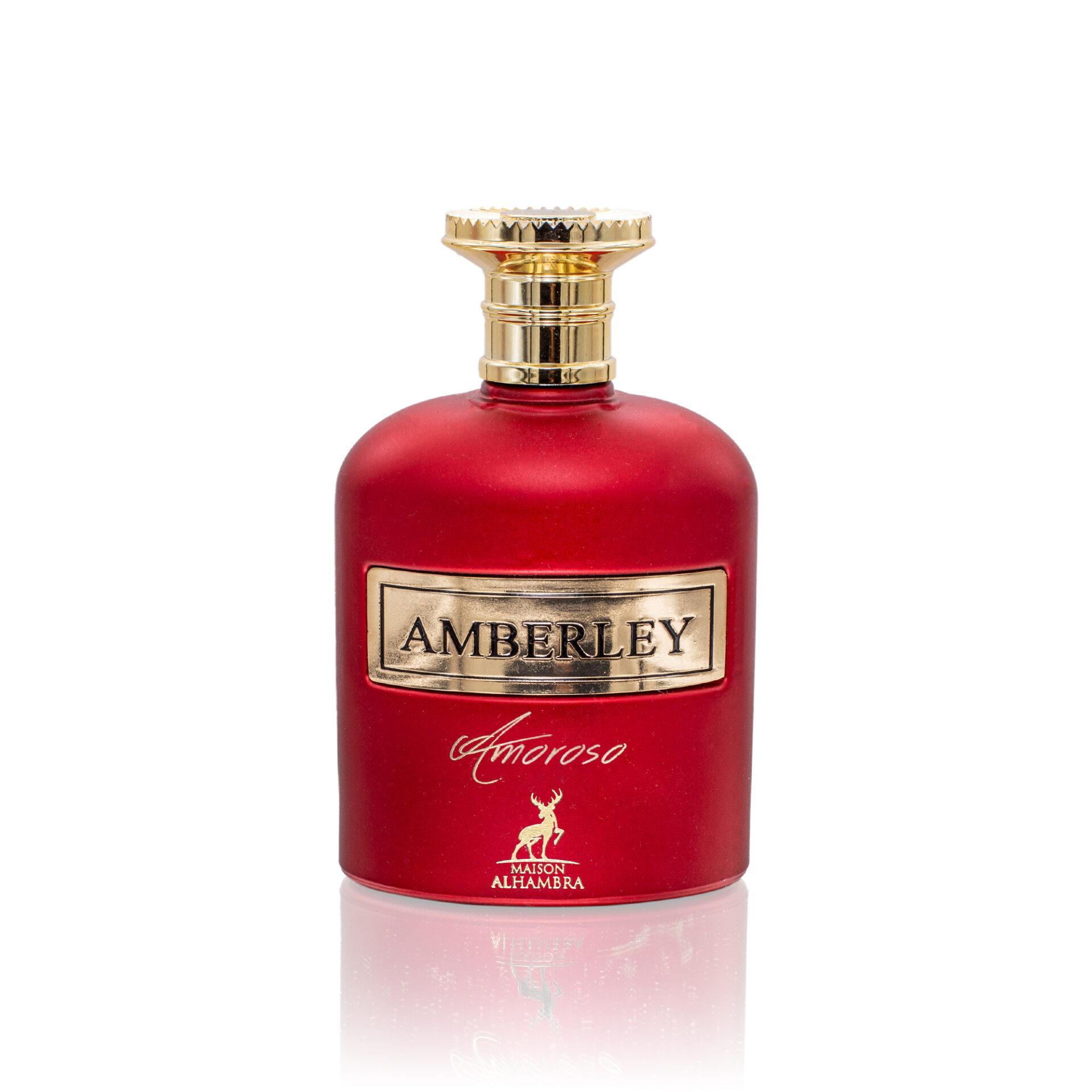 Amberley Amoroso 100ml Eau de Parfum by Maison Alhambra perfume bottle close up