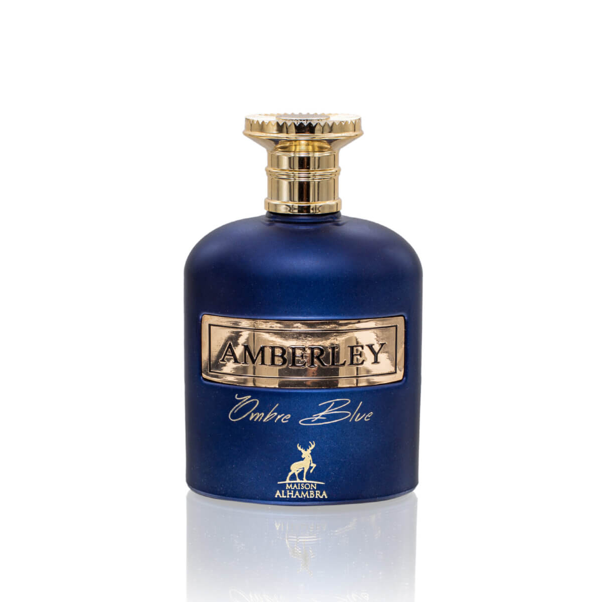 Amberley Ombre Blue 100ml Eau de Parfum by Maison Alhambra perfume bottle close up