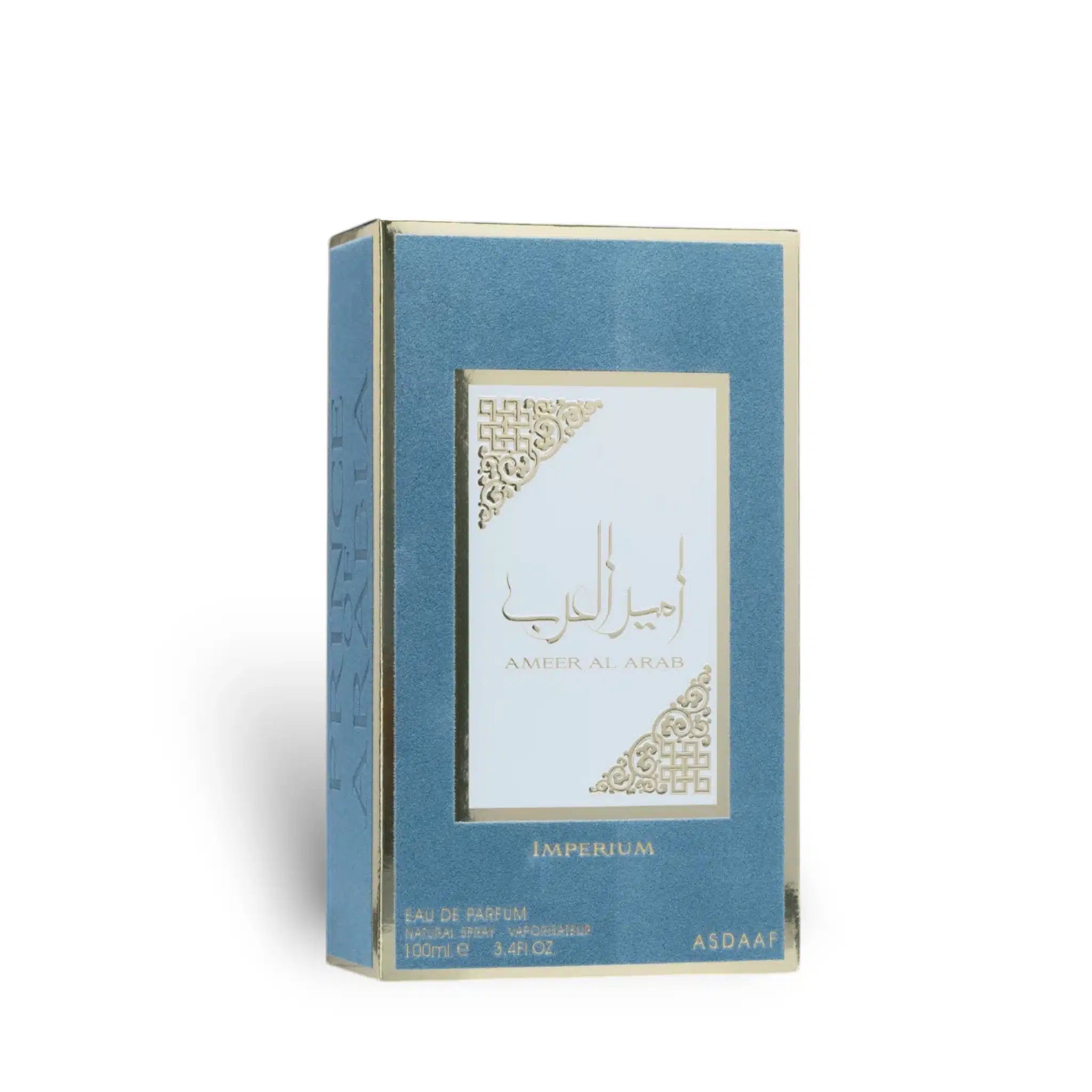 Ameer Al Arab Imperium 100ml Eau de Parfum by Asdaaf perfume bottle close up